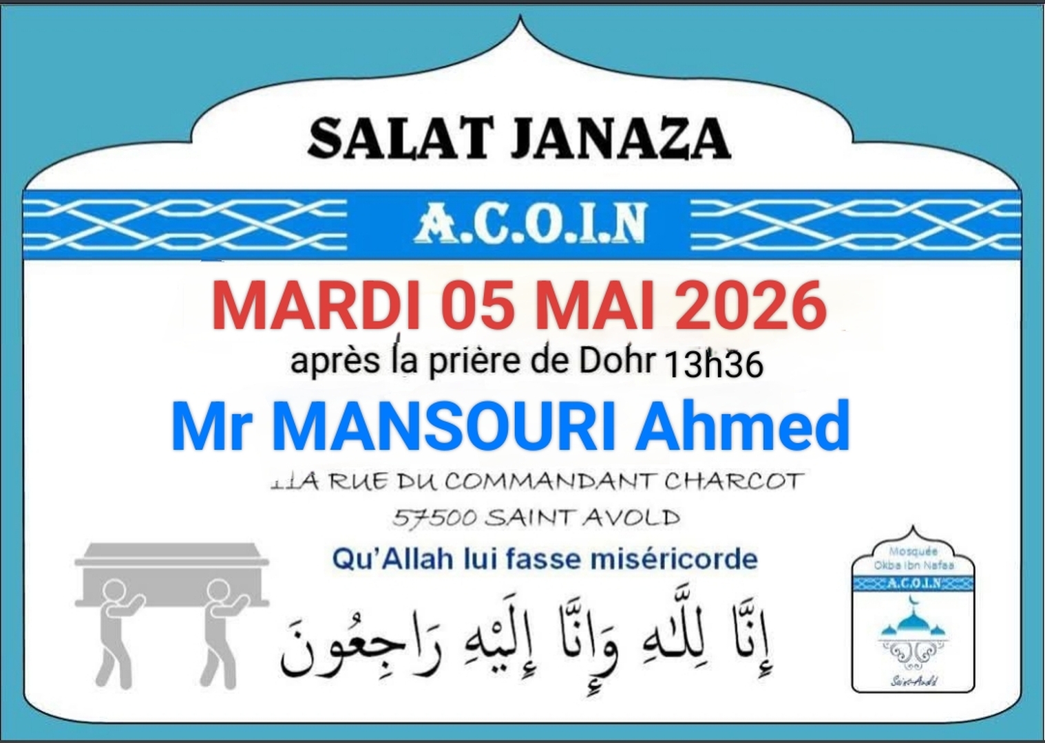 Prière Mortuaire