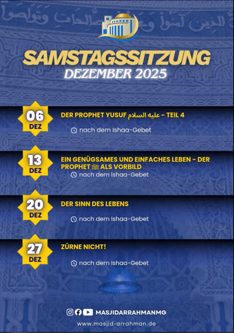 Samstagssitzung Dezember