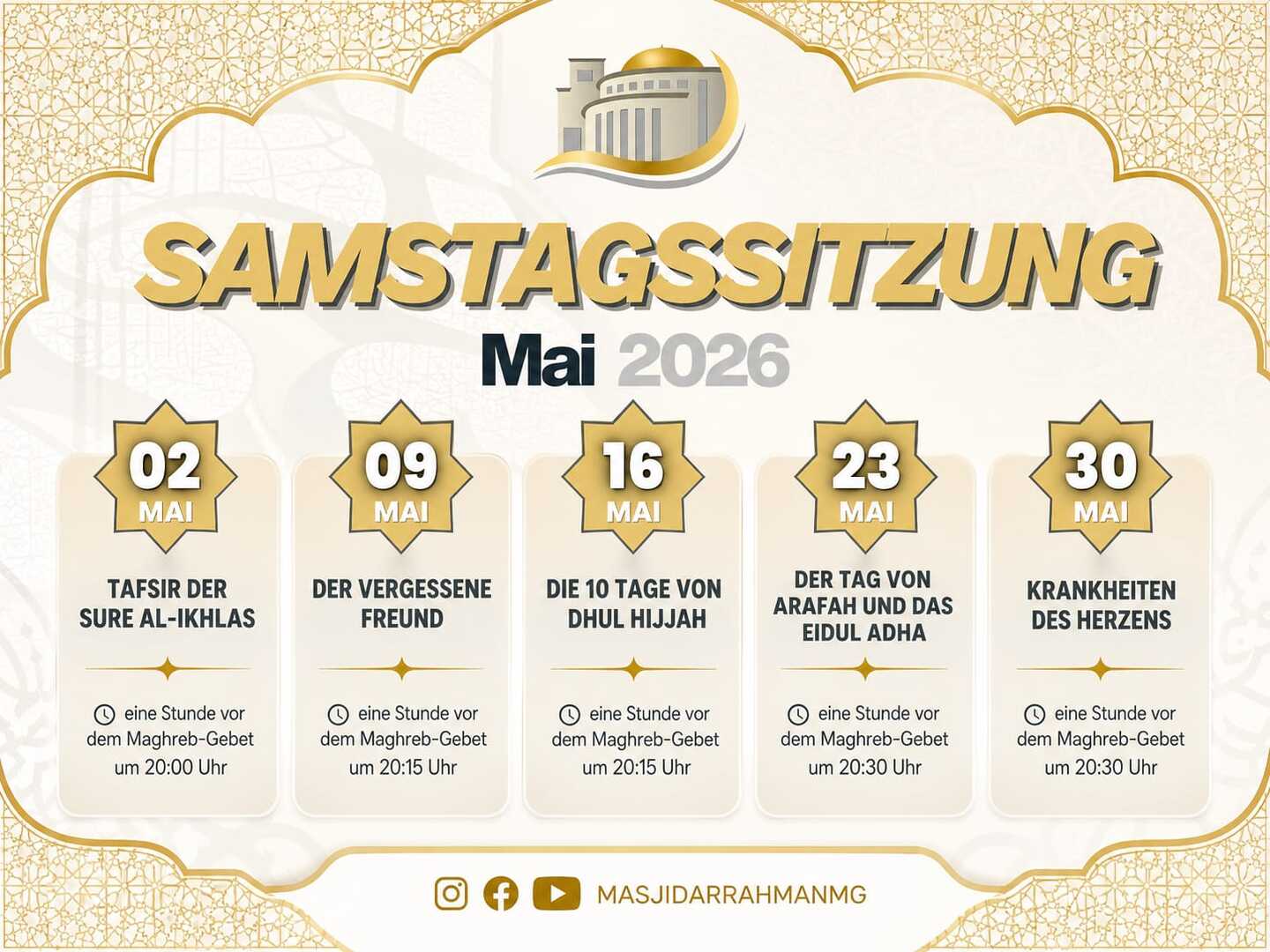 Samstagssitzung Mai