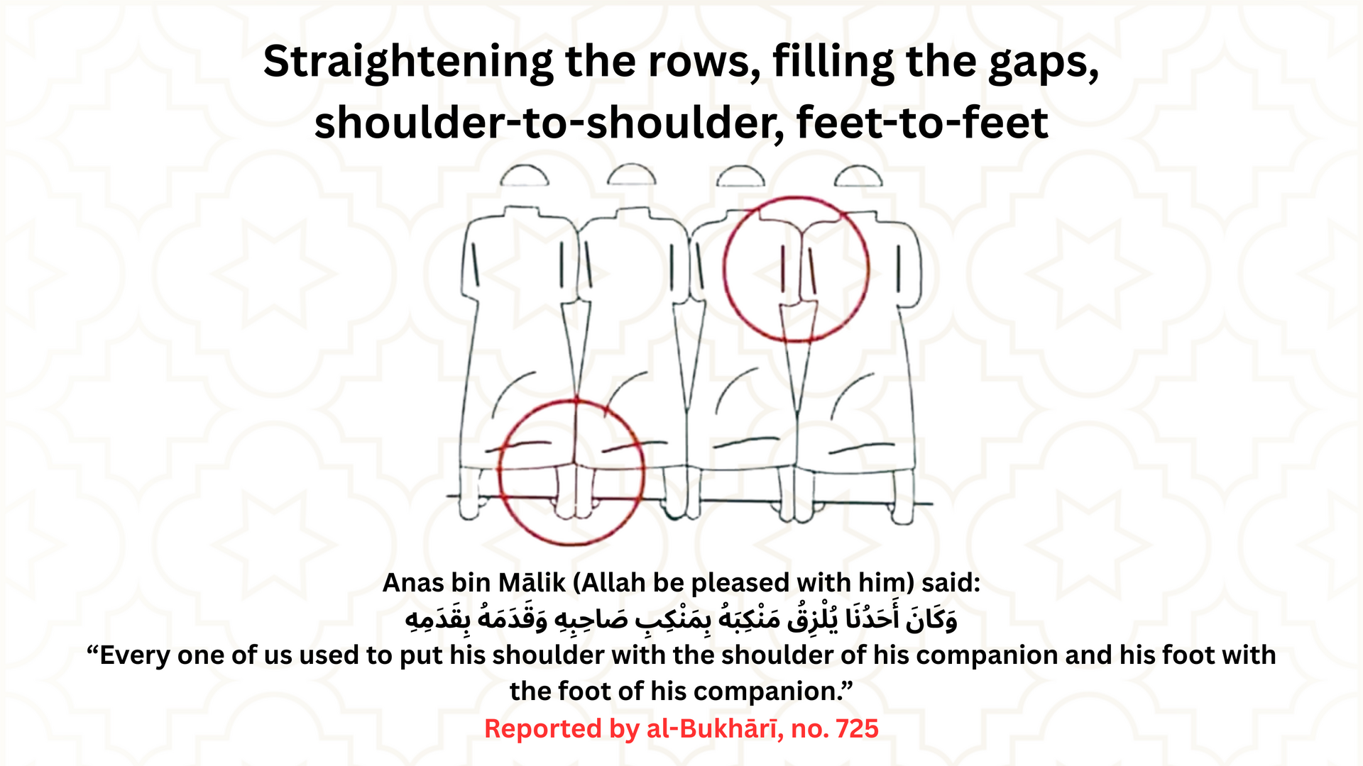 Straightening the Rows