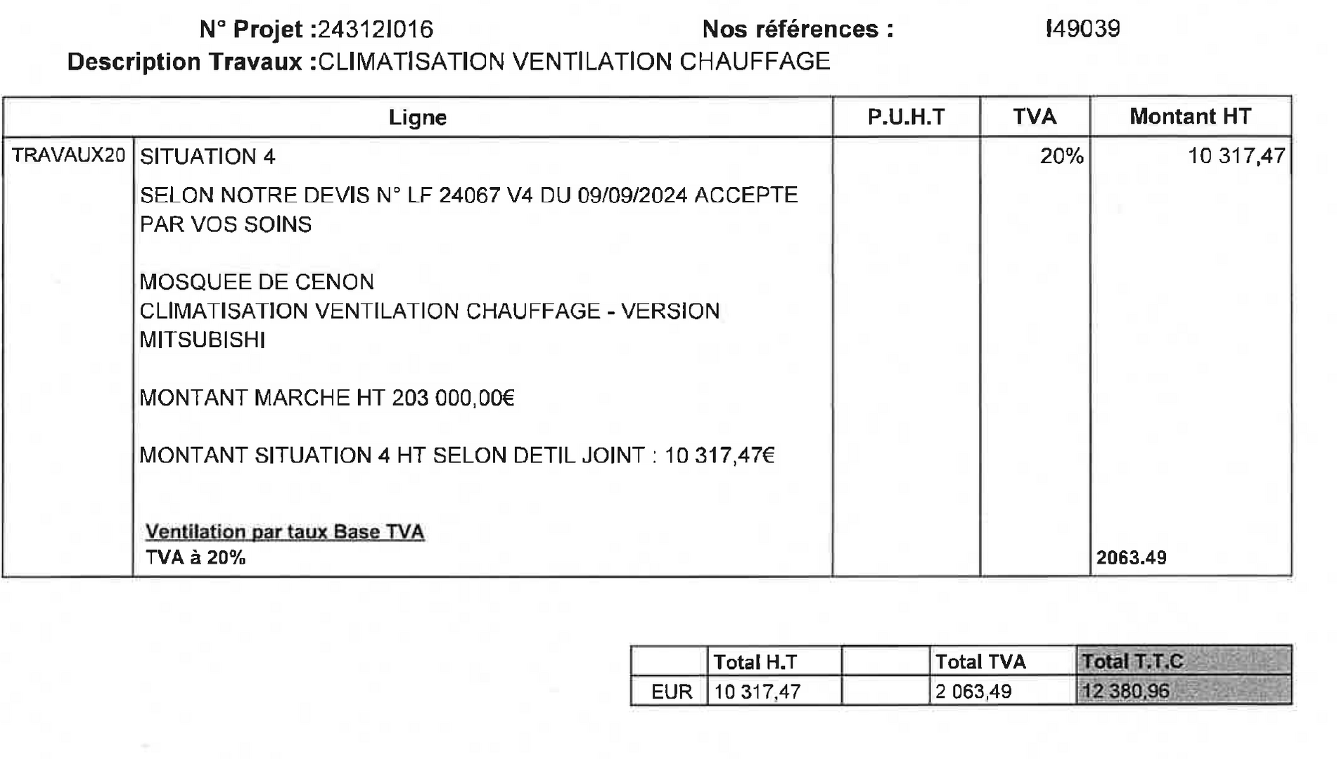 Factures à payer