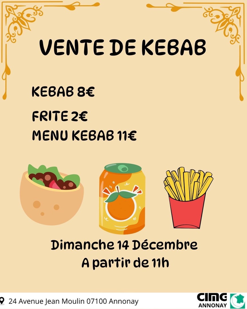 Vente de kebab / kebab satışı