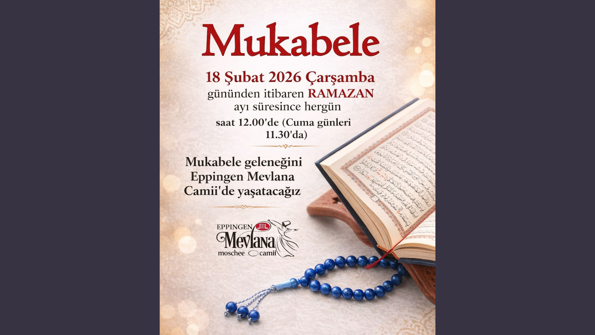 Mukabele geleneğimizi yaşatacağız...