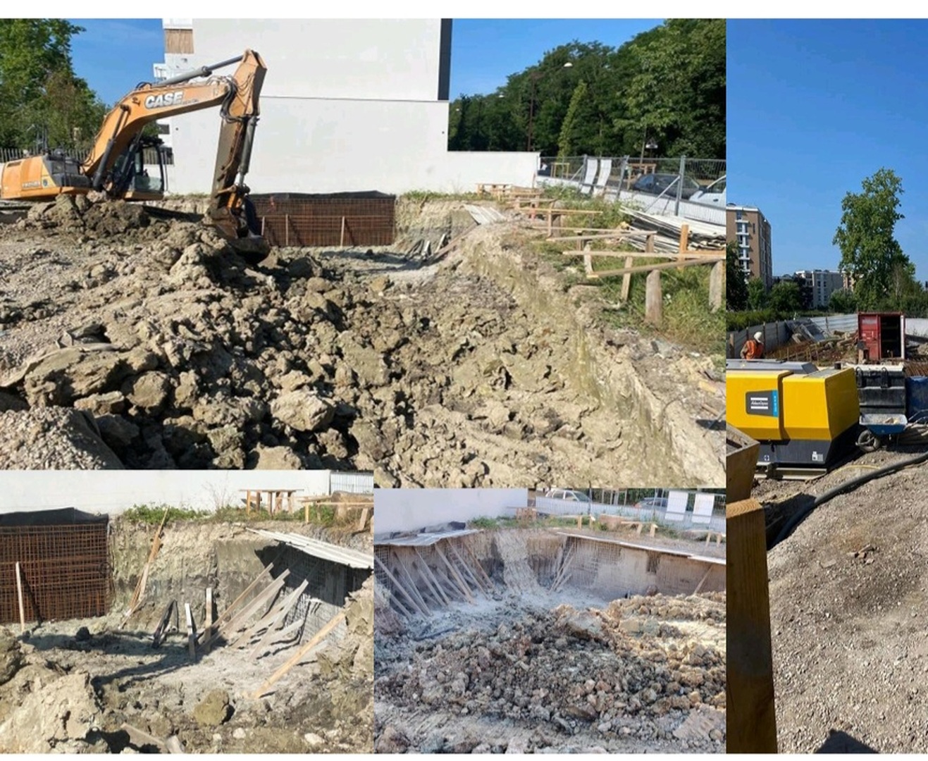Future mosquée : terrassement en cours