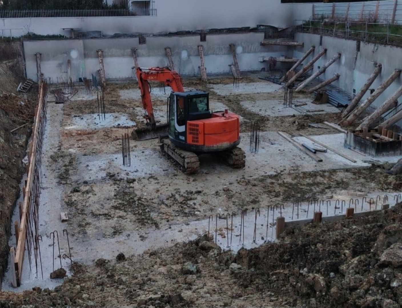 Future mosquée : fondation en cours