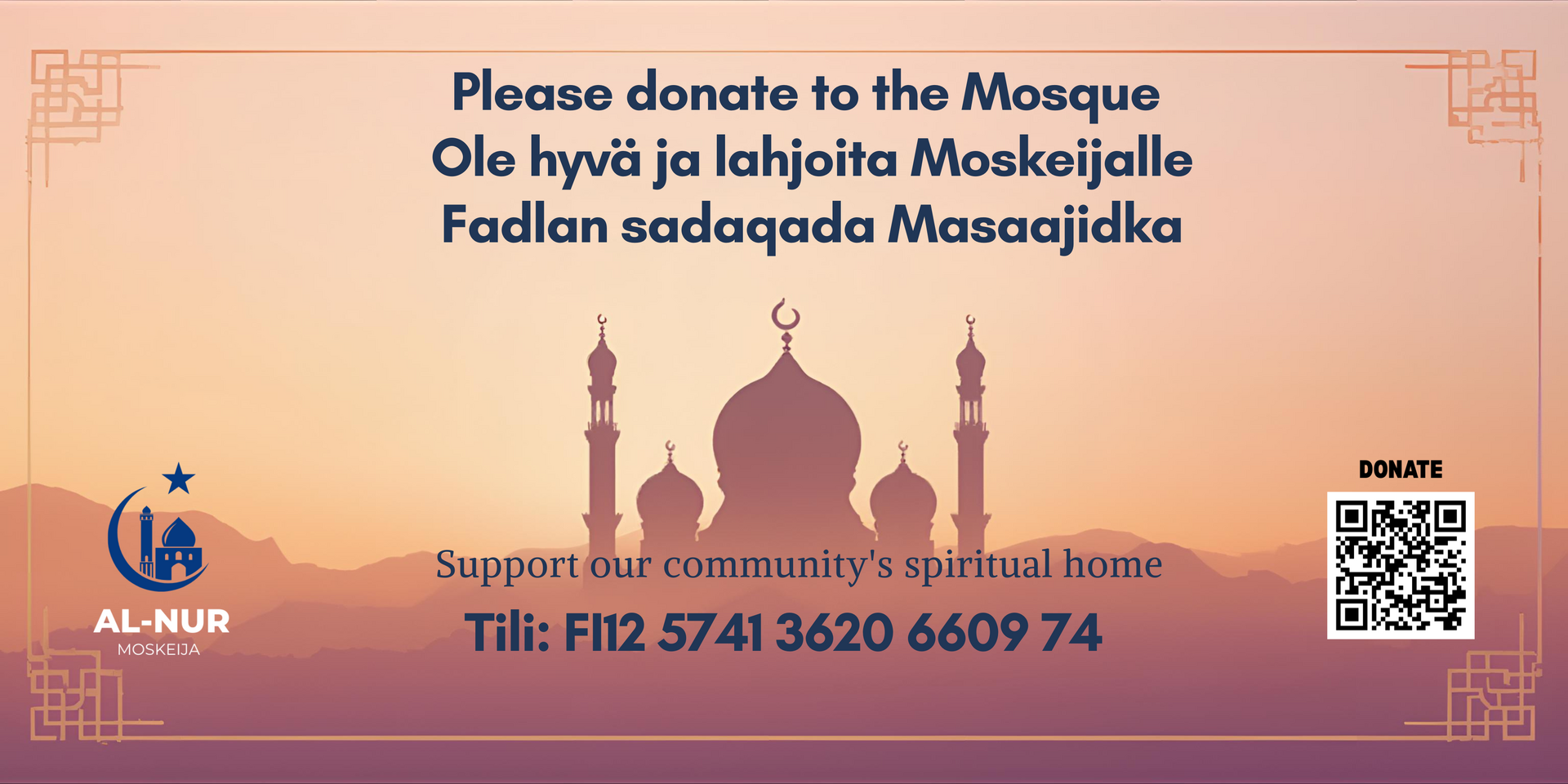 Donate to the Mosque
