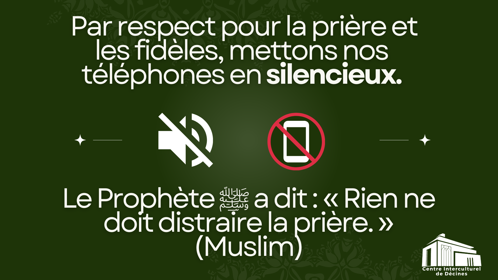 Téléphones en Silencieux