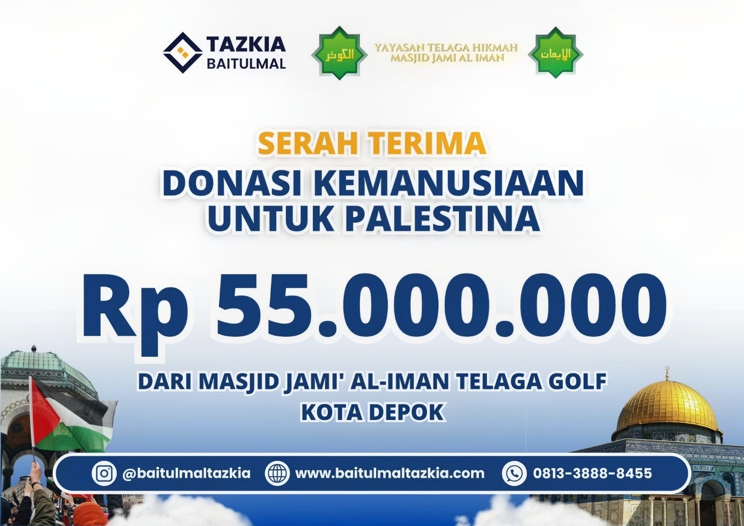 Serah Terima Donasi Palestina