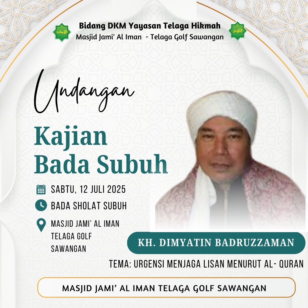 Kajian Rutin Sabtu Pagi