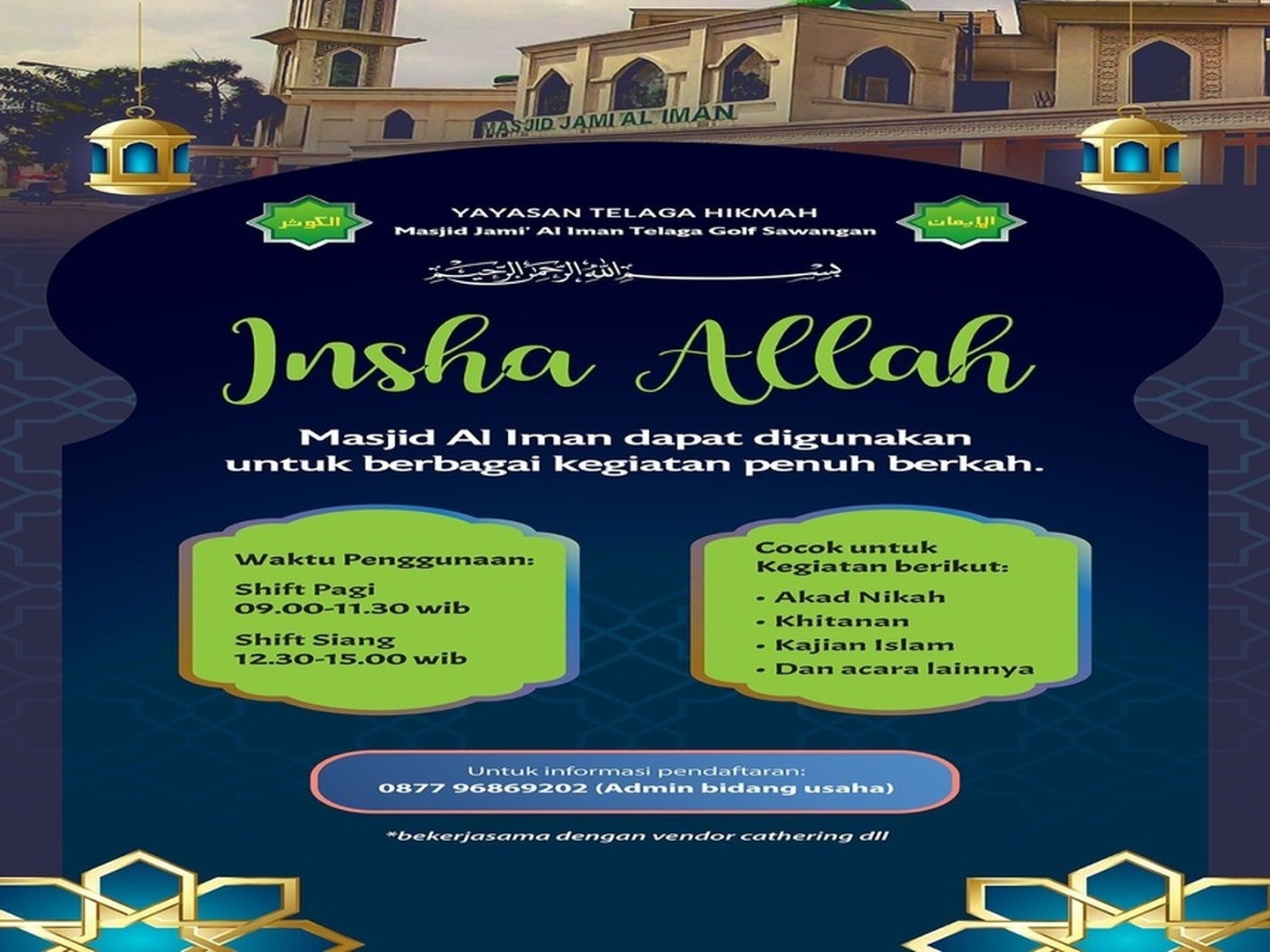 Pendayagunaan Masjid Al Iman