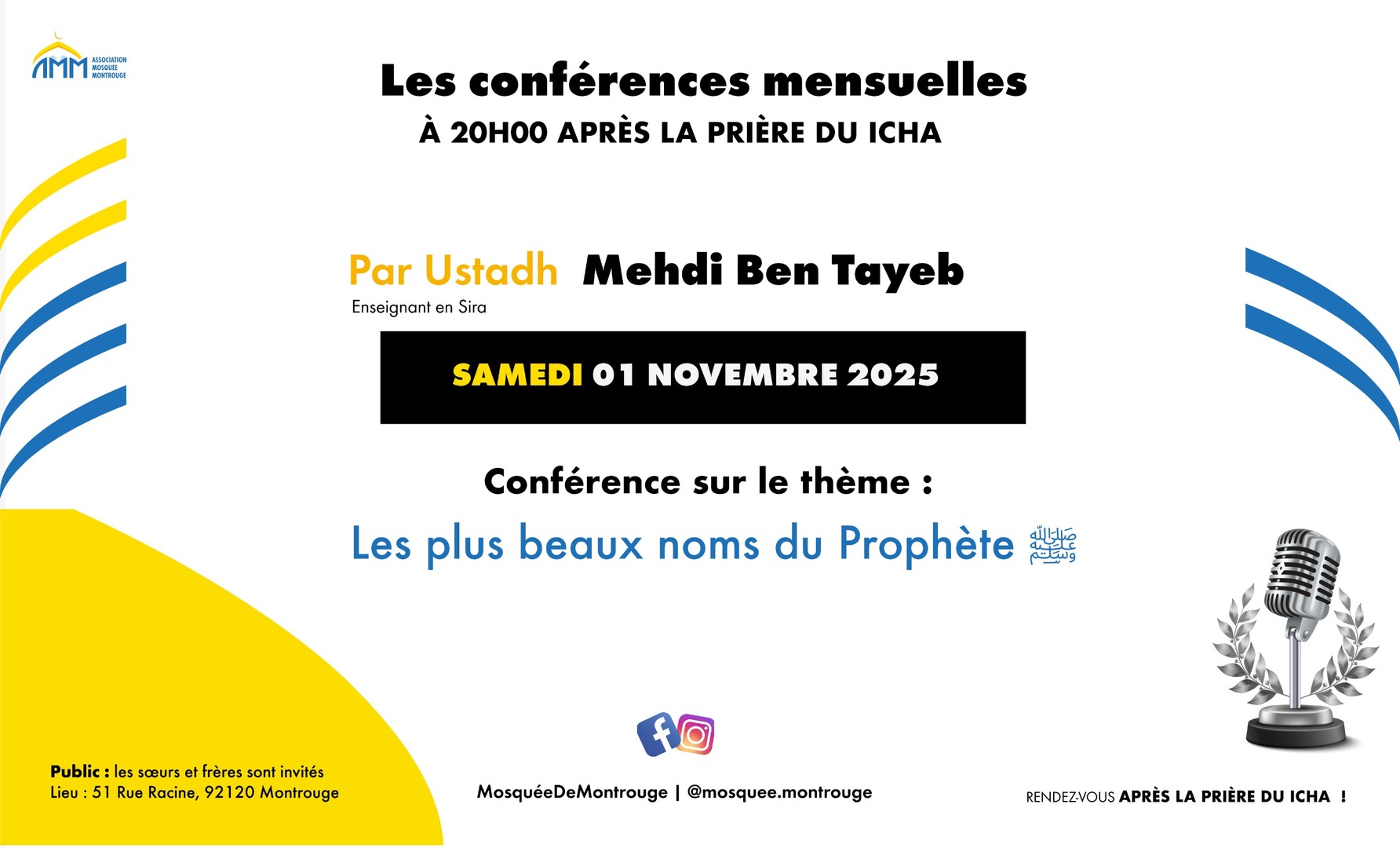 Conférence le 01 Novembre 2025