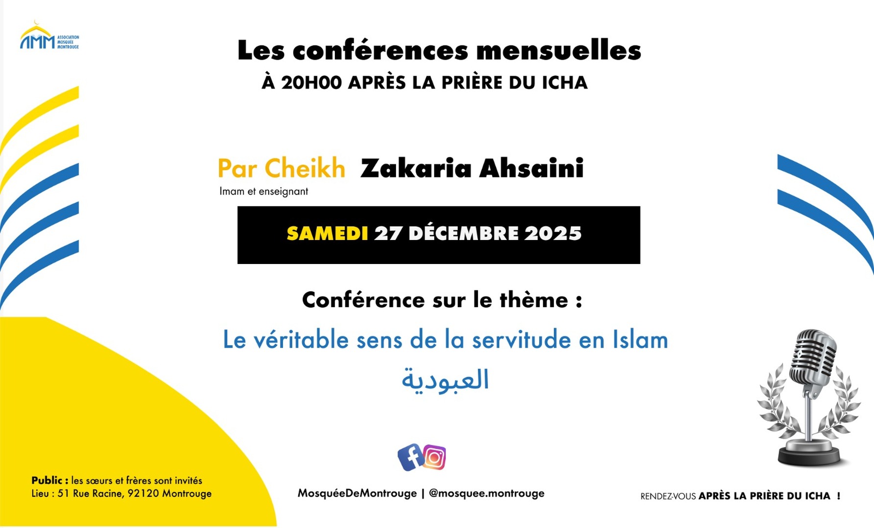Conférence tous public 27 décembre