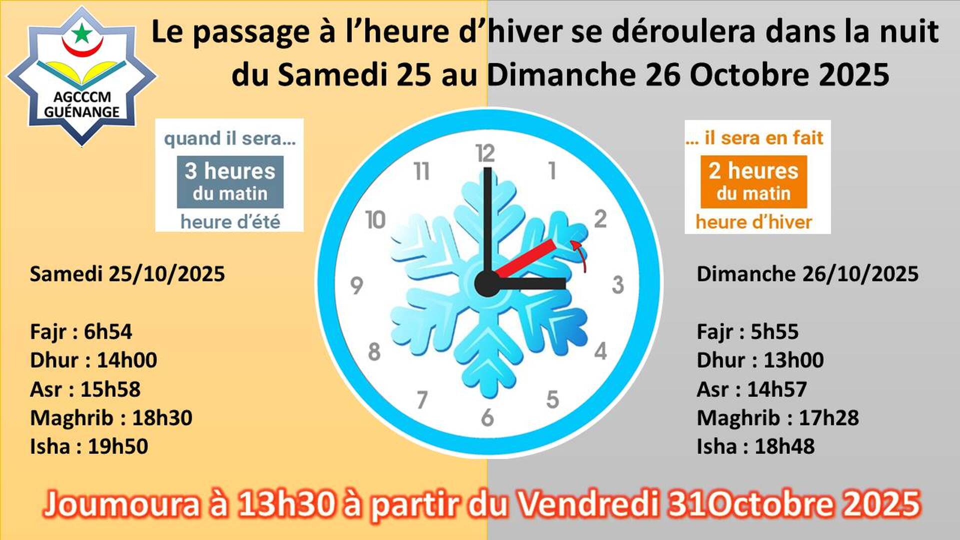HEURE D'HIVER