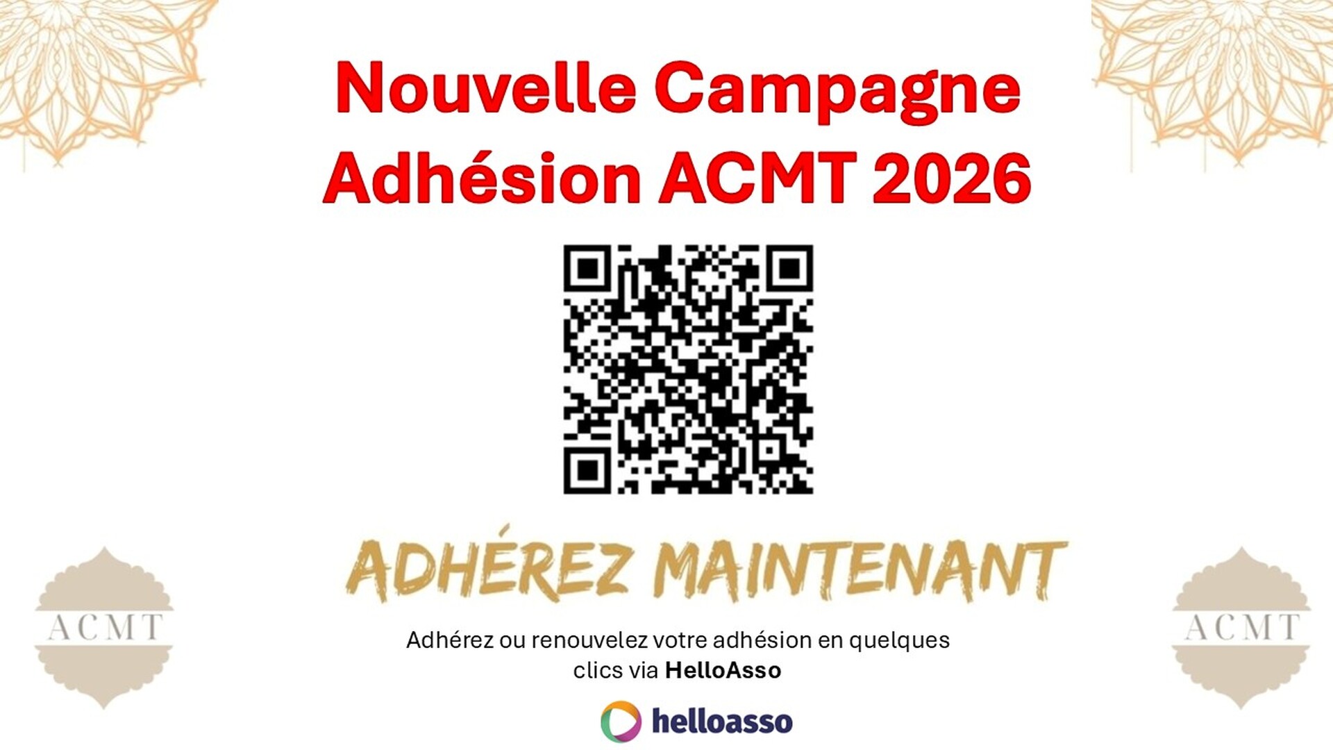 Campagne Adhésion 2026