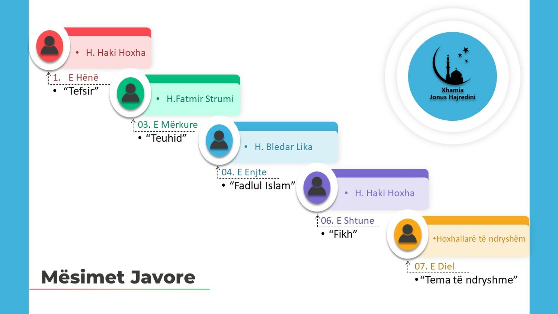 Mësimet Javore në Xhami