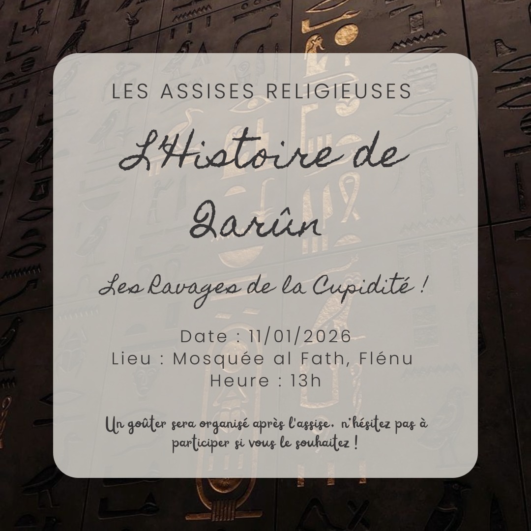 [Femmes] Assises Religieuses - Janvier