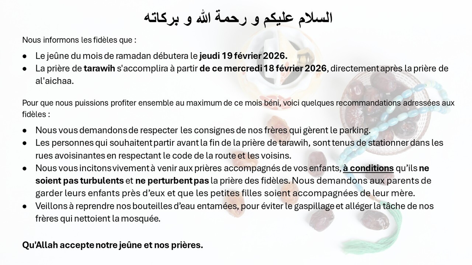 Ramadan 2026 FR