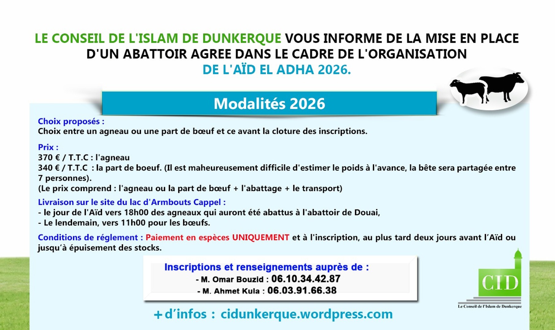 AÏD EL ADHA 2026