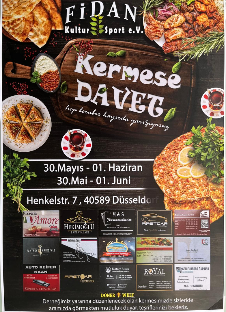 Kermesimize Davet ediyoruz.