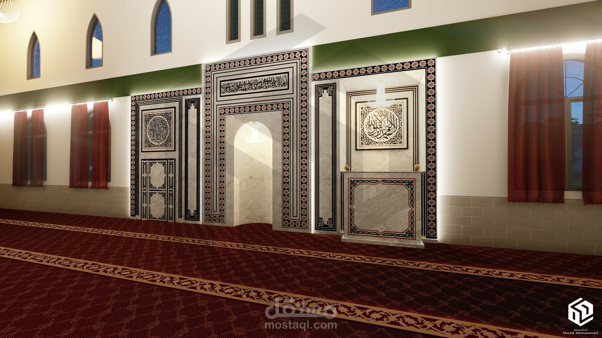 مسجد الكوثر برج الحواس