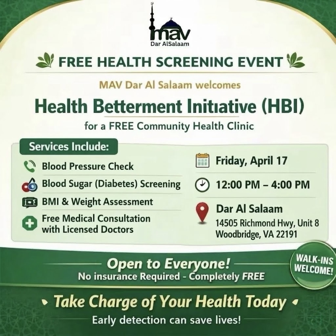 FREE HEALTH SCREENING EVENT
