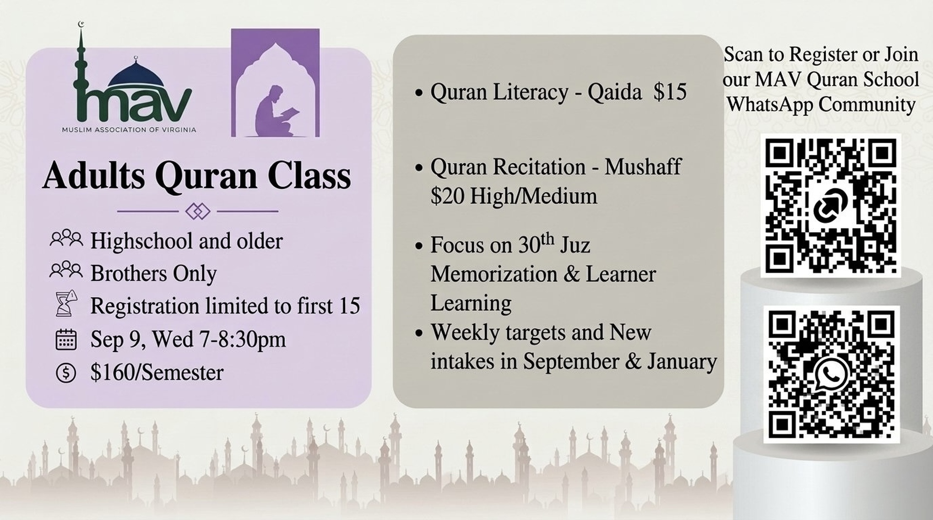 Adult Quran Class