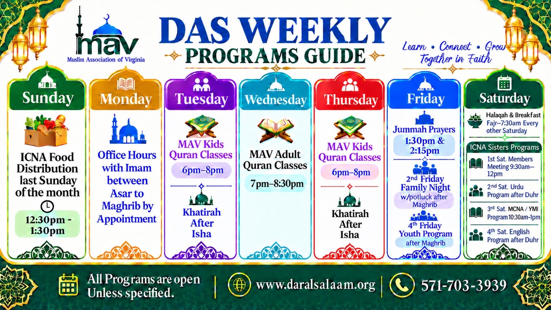 DAS Weekly Program Guide