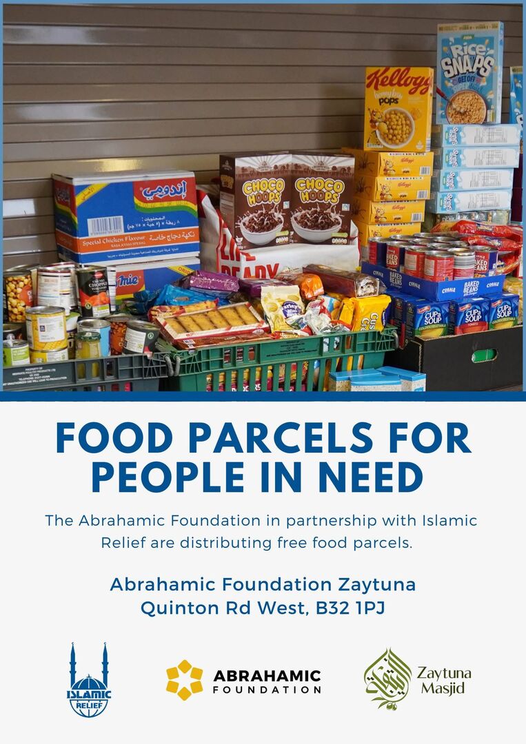 FOOD PARCELS FOR PEOPLE IN NEED
