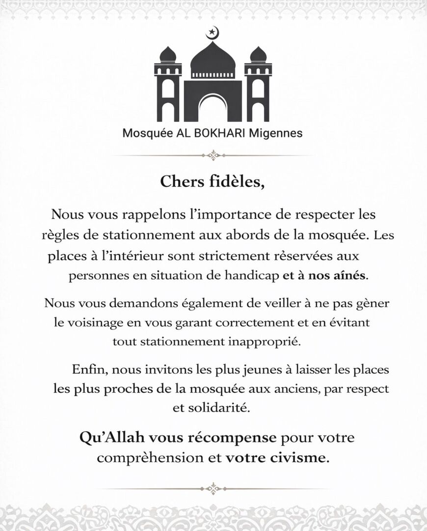 Informations Parking