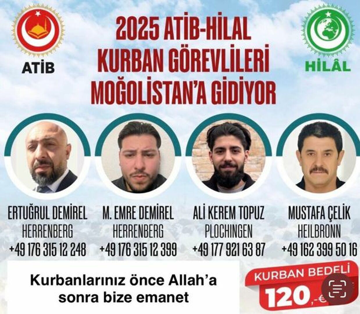 Kurban Görevlileri 2025