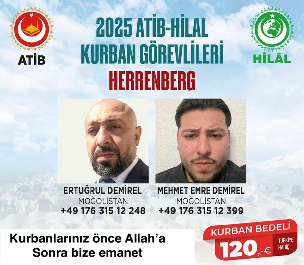 Kurban Görevlileri Herrenberg 2025