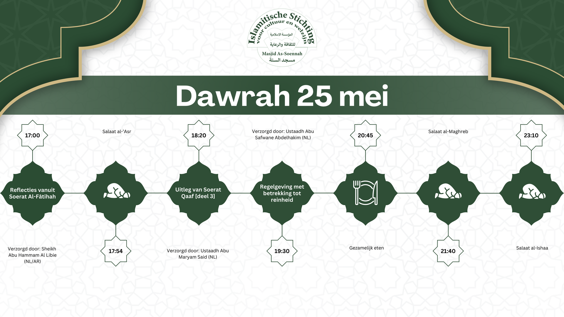 DAWRAH 25 mei 2025