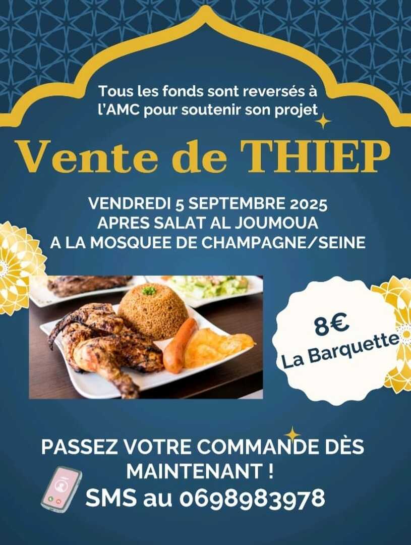 Vente pour soutenir le projet