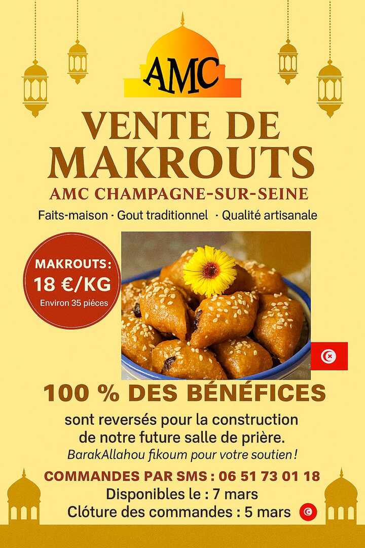 Vente pour soutenir le projet
