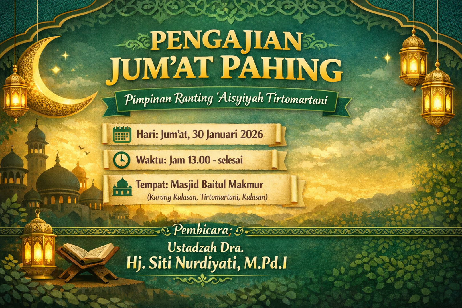 PENGAJIAN JUM’AT PAHING