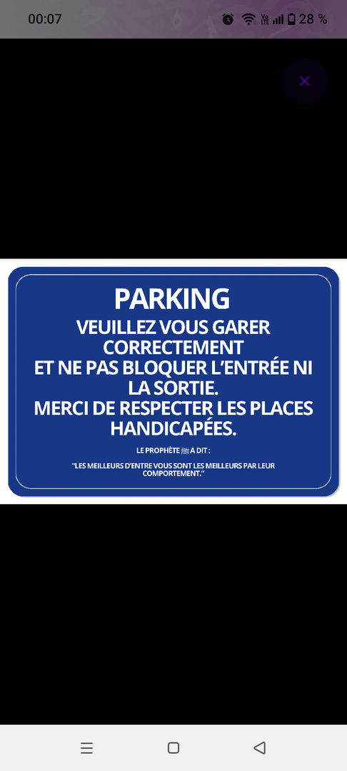 garer vous sans gêner autrui