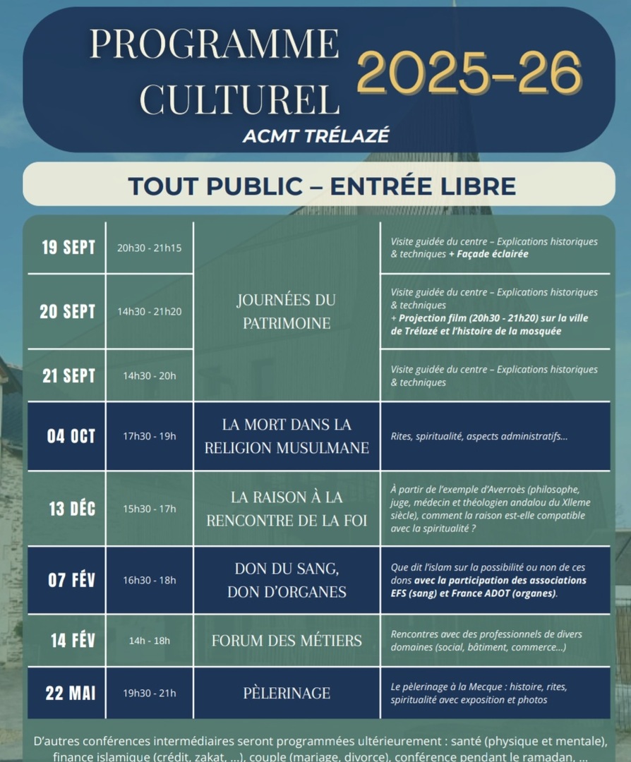 PROGRAMME CULTUREL