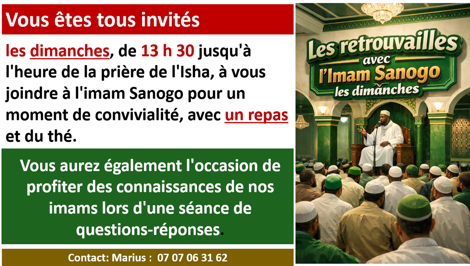 Retrouvailles Sanogo