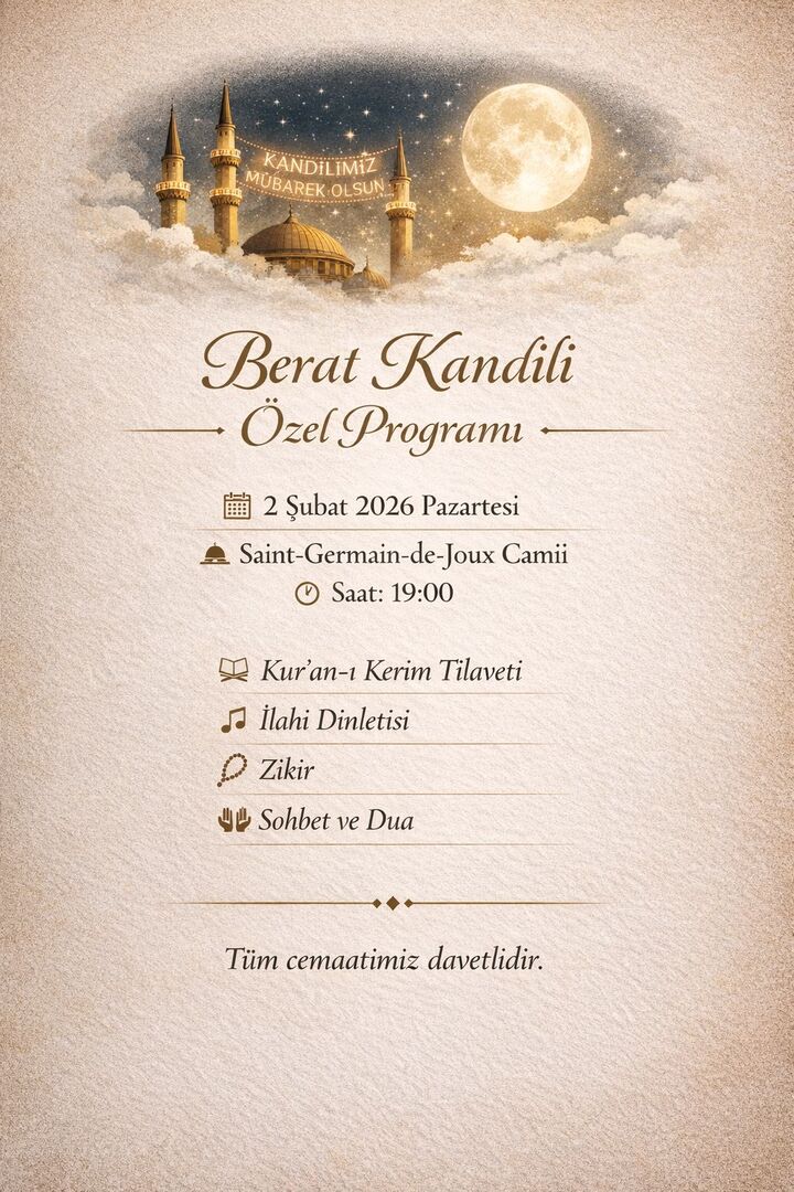 Berat Kandili Özel Programı