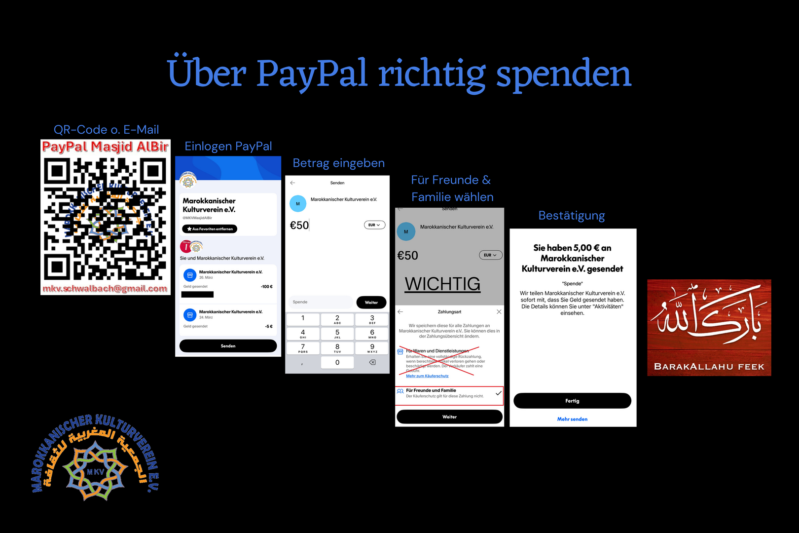 PayPal Spende