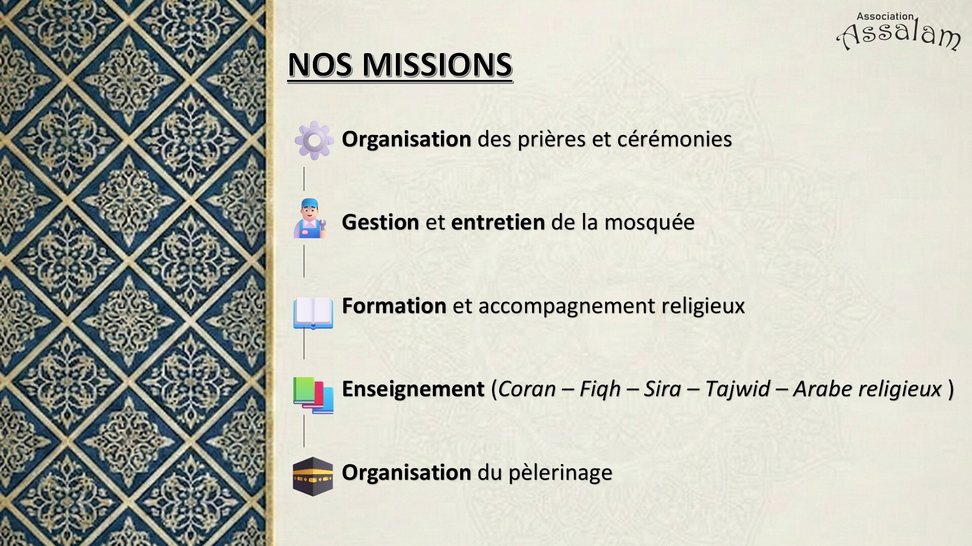 NOS MISSIONS