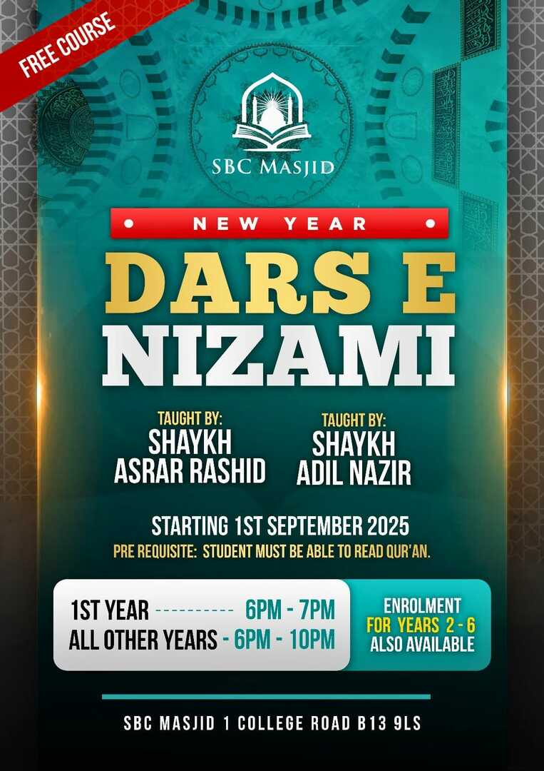 DARS E NIZAM - NEW YEAR - FREE COURSE