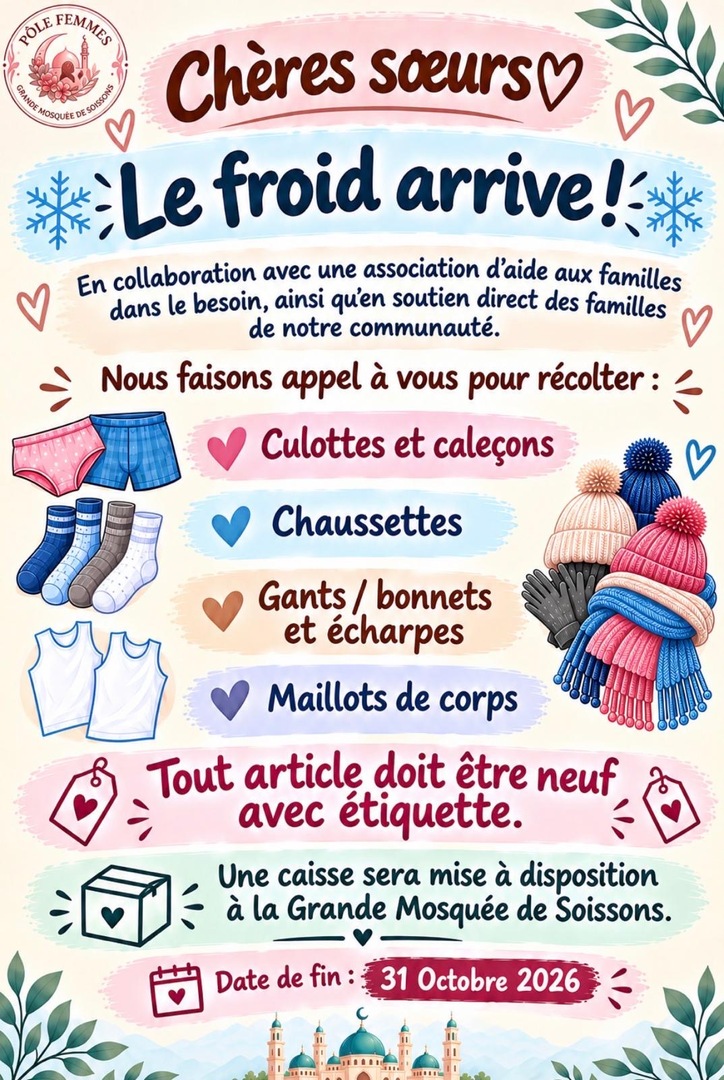 Collecte Solidaire Pour L’Hiver