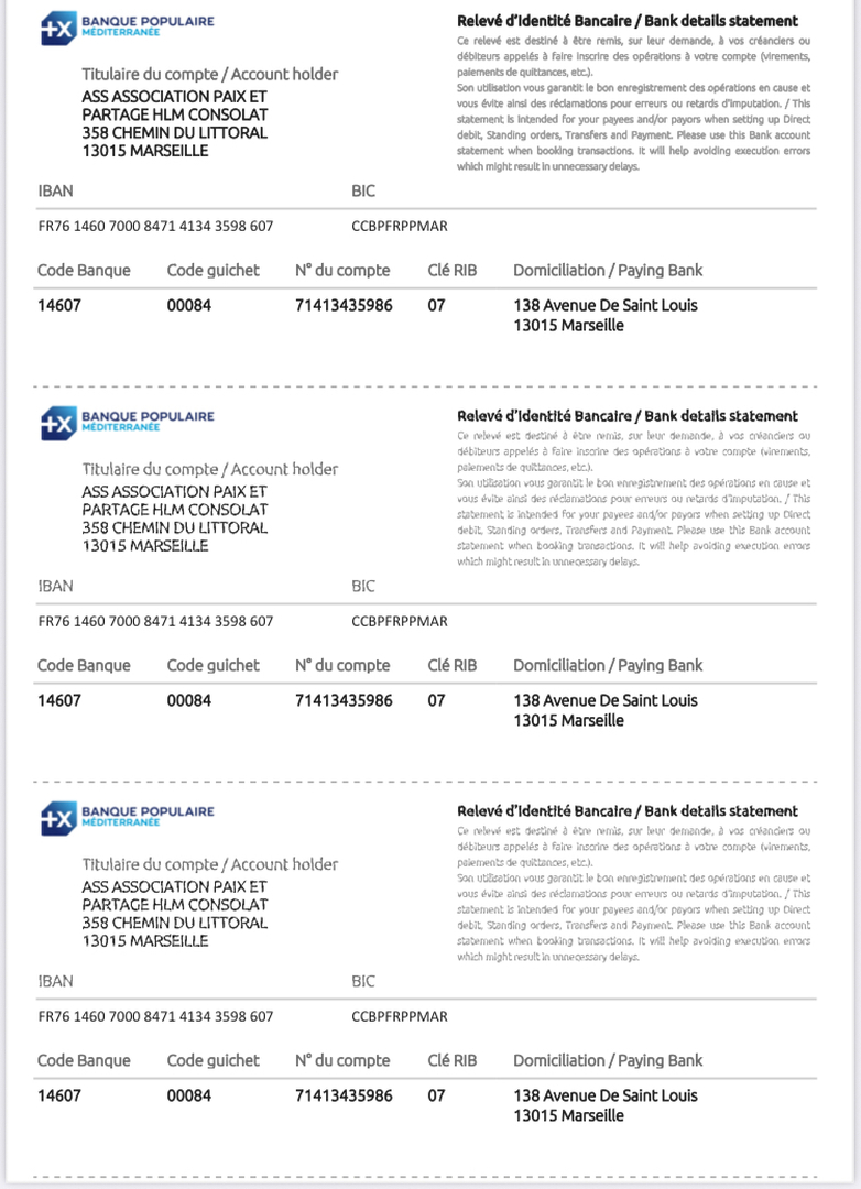 RIB mosquée consolat