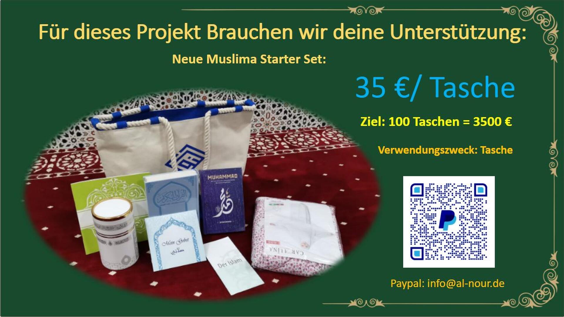 Spendenaction Tasche