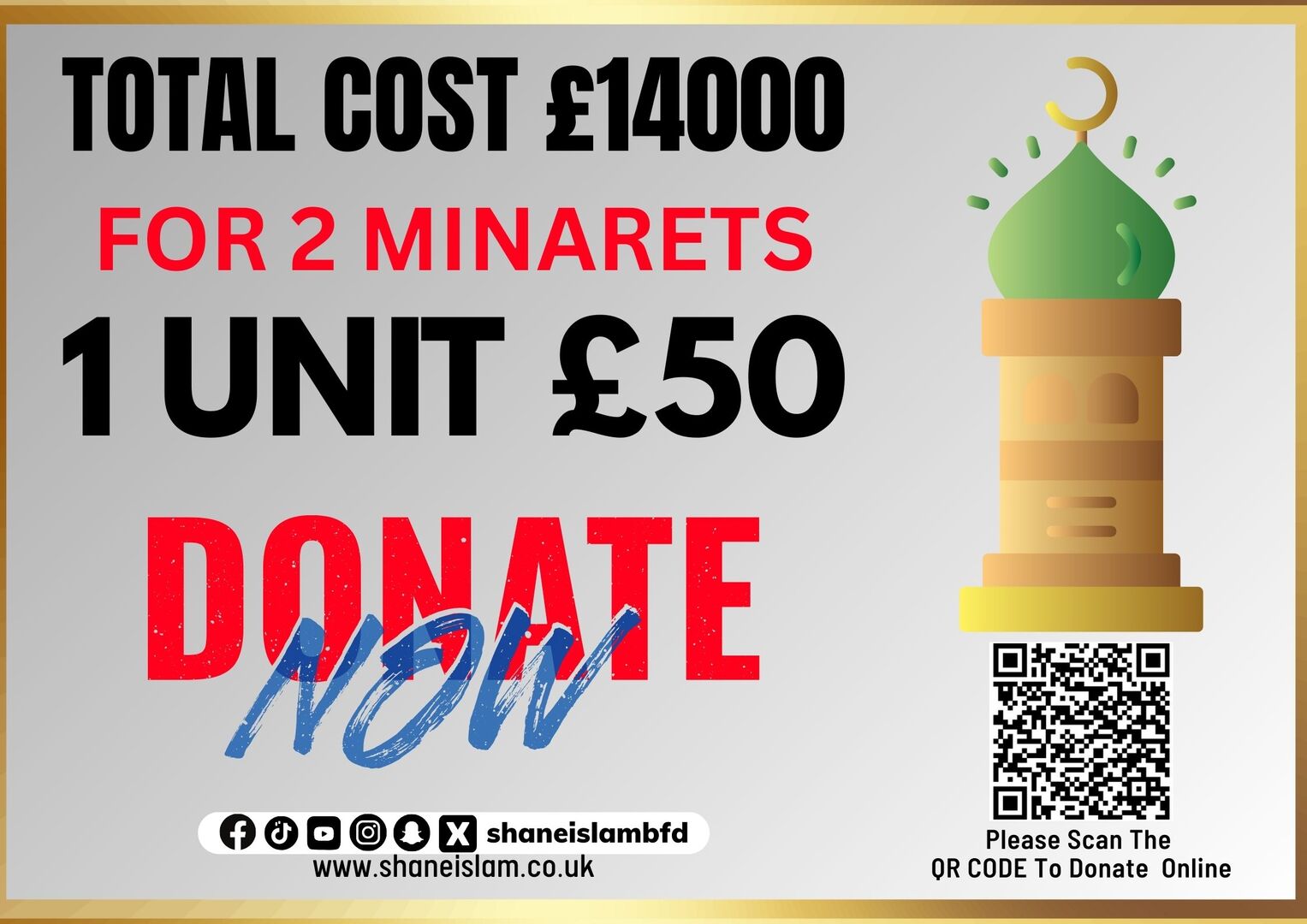 Donate for Minarets
