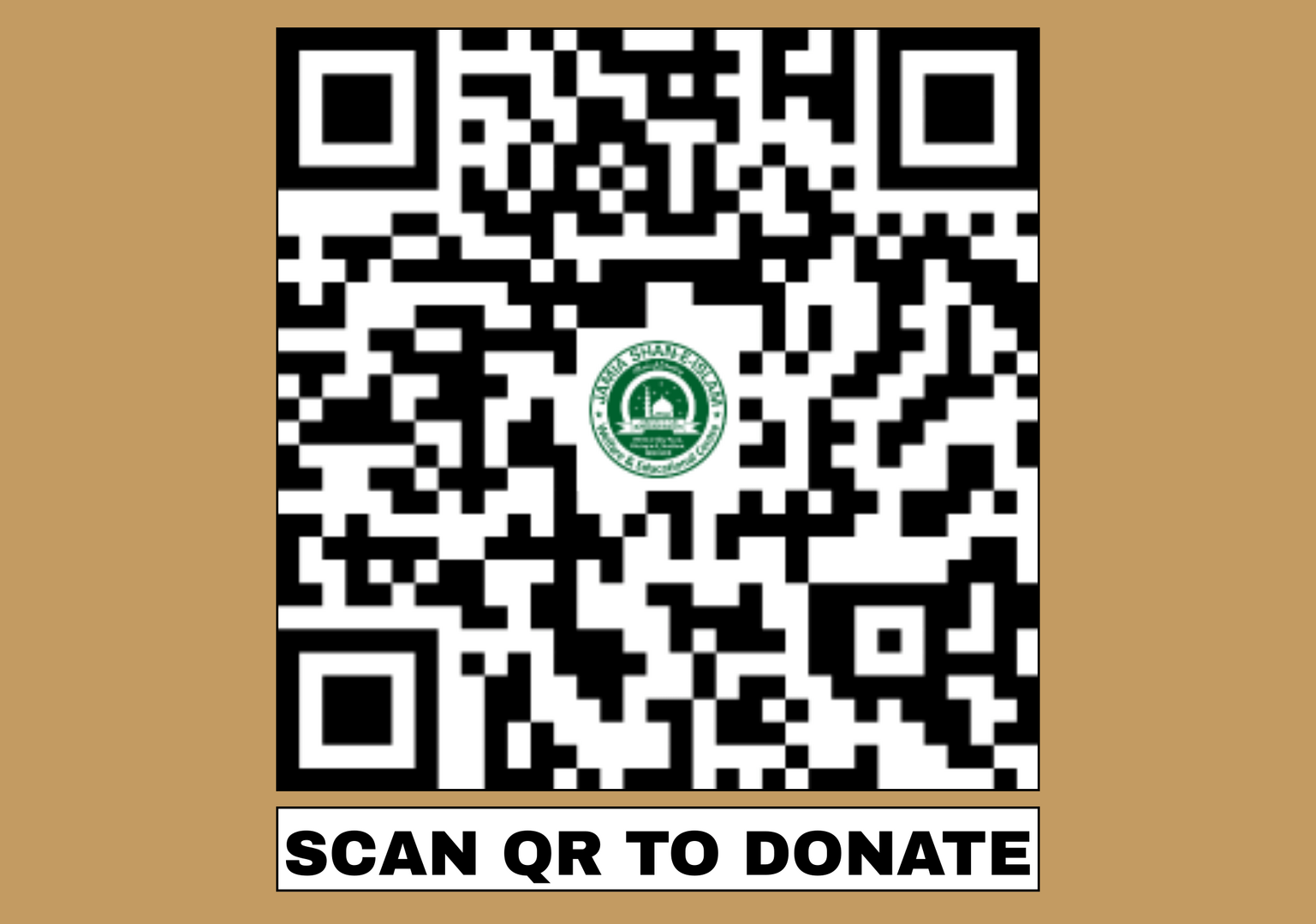 Scan QR code to Donate