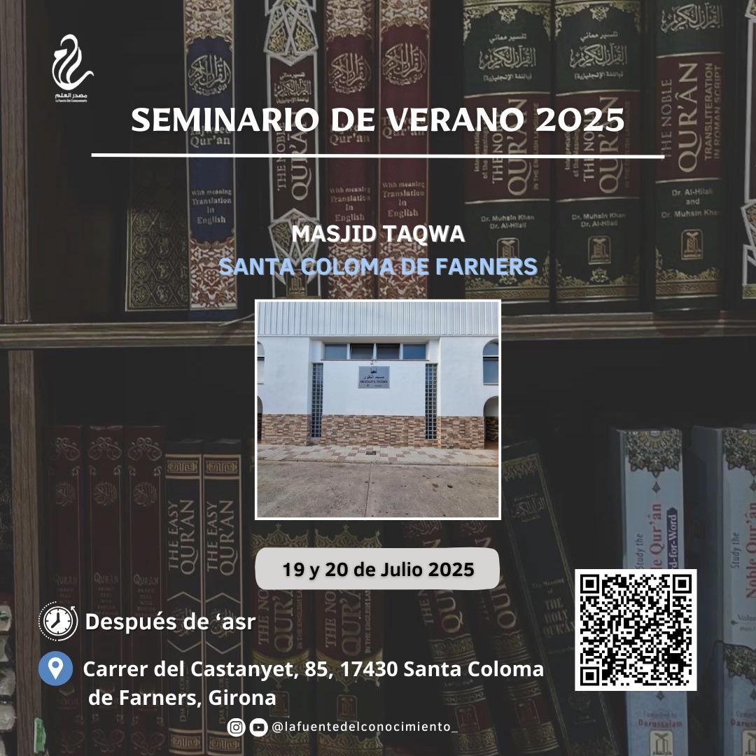 Seminario de verano 2025 mezquita TAQWA