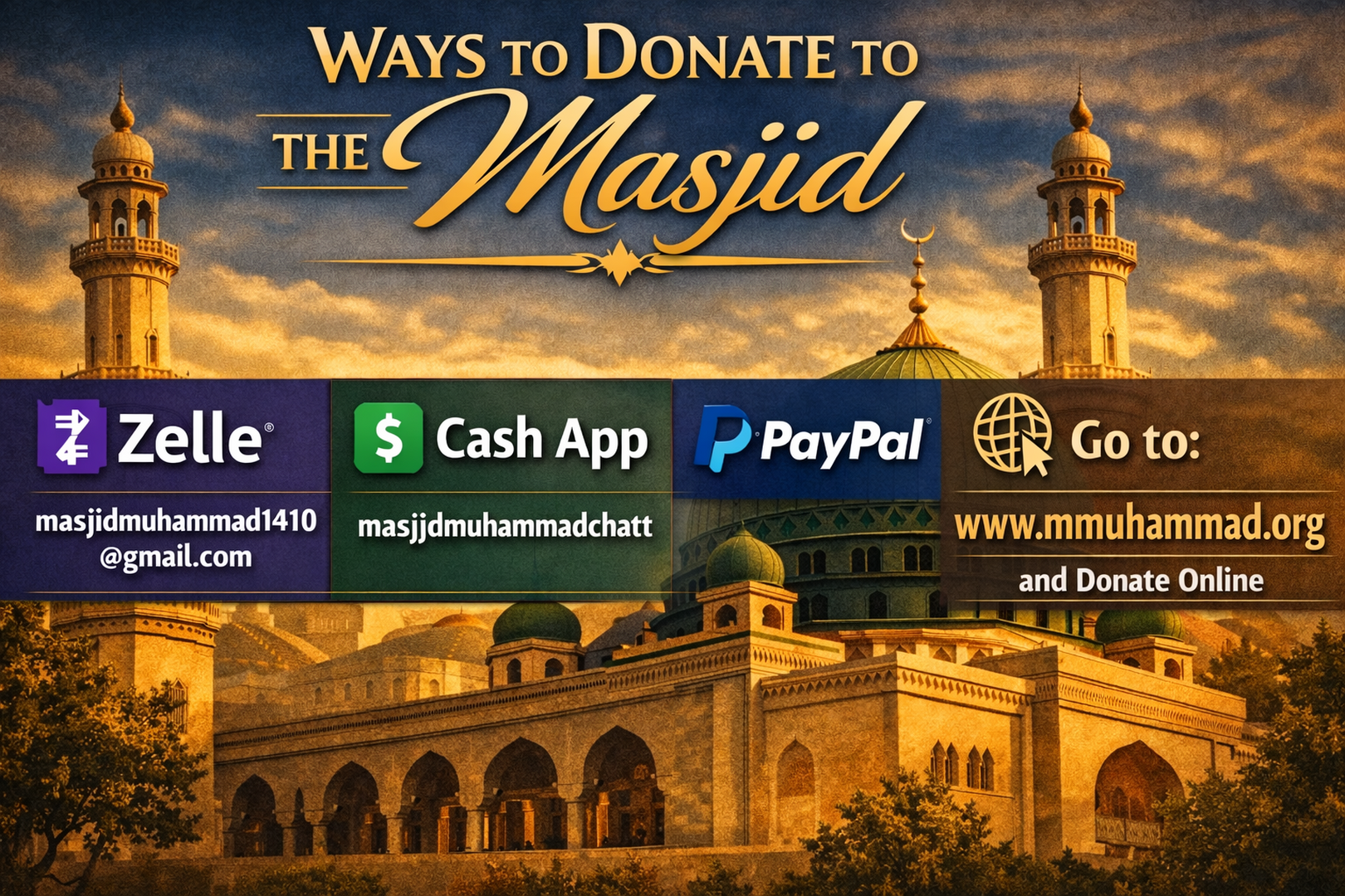 Ways to Donate