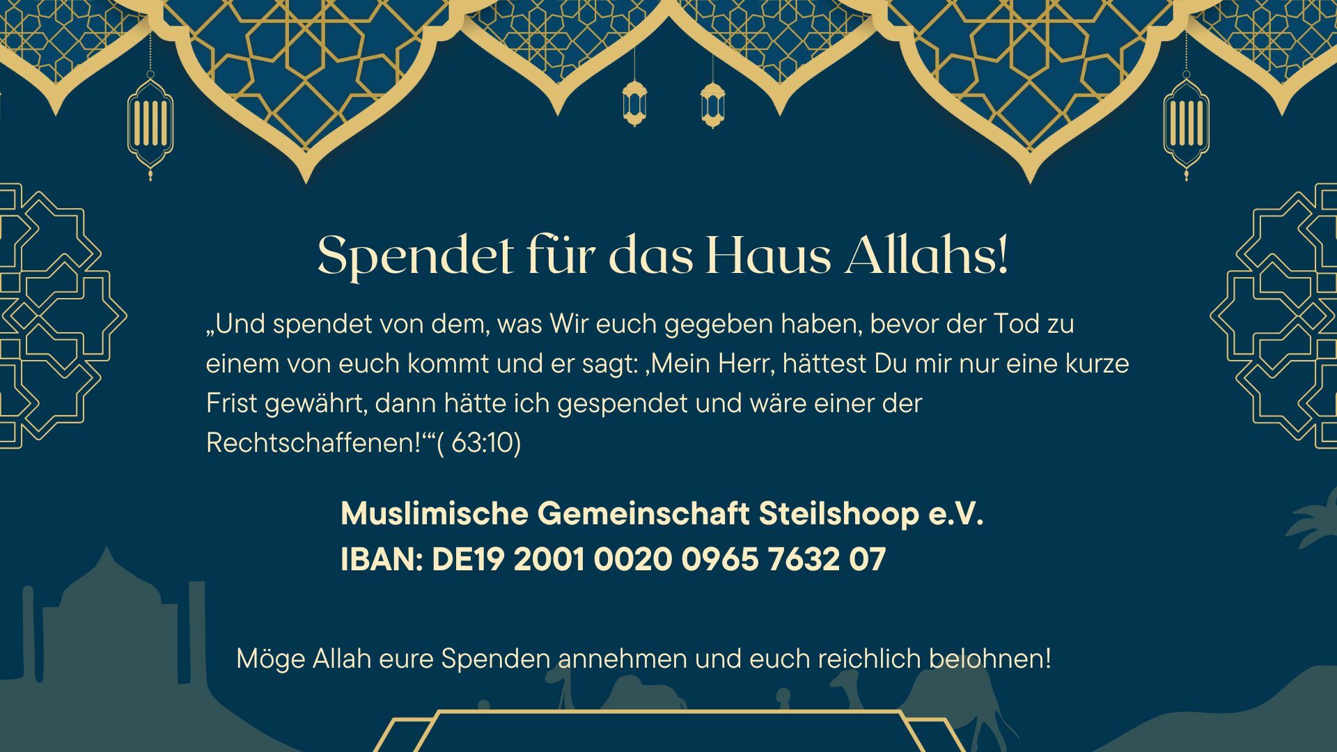 Spende Deutsch